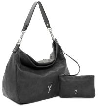 2in1 Beuteltasche Laley Suri Frey Cutoutmuster Grau