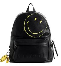 Desigual Damenrucksack Smile Mombasa 2Zippers schwarz Emojy