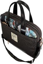bestickte Laptoptasche Logoprint Anekke Nature Woods dunkelbunt