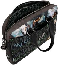 bestickte Laptoptasche Logoprint Anekke Nature Woods dunkelbunt