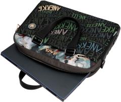 bestickte Laptoptasche Logoprint Anekke Nature Woods dunkelbunt