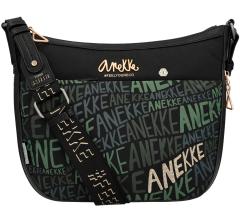 Beuteltasche Anekke Nature Woods schwarz grün erweiterbar recycled Eco friendly