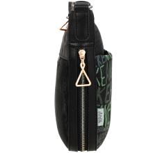 Beuteltasche Anekke Nature Woods schwarz grün erweiterbar recycled Eco friendly