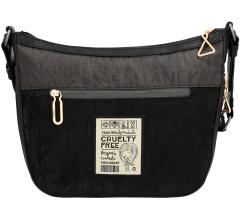 Beuteltasche Anekke Nature Woods schwarz grün erweiterbar recycled Eco friendly