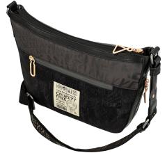 Beuteltasche Anekke Nature Woods schwarz grün erweiterbar recycled Eco friendly