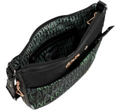 Beuteltasche Anekke Nature Woods schwarz grün erweiterbar recycled Eco friendly