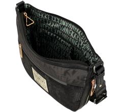 Beuteltasche Anekke Nature Woods schwarz grün erweiterbar recycled Eco friendly