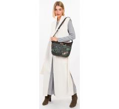Beuteltasche Anekke Nature Woods schwarz grün erweiterbar recycled Eco friendly
