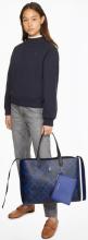 Big Shopper Tommy Hilfiger Iconic Tote Monogram Space Blue Mix Kuverttasche