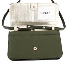 Crossovertasche Guess Laurel SLG Olive grün Handyfach 