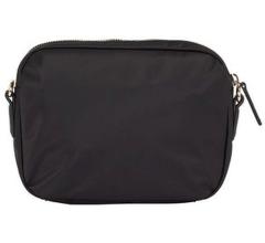 Nylon Crossovertasche Hilfiger Poppy schwarz Applique TH