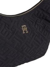 Pillow Hobotasche Tommy Hilfiger Flow Shoulder Bag Black Nylon