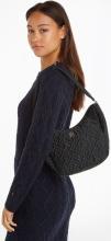 Pillow Hobotasche Tommy Hilfiger Flow Shoulder Bag Black Nylon