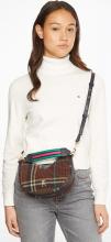 Schultertasche in karierter Filzoptik bunt Tommy Hilfiger Life Shoulder Bag Check