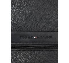 Hilfiger Tragessrucksack Lederlook Central Backpack Schwarz Backpack