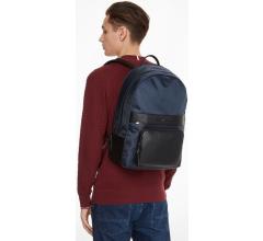 Alltags Backpack Tommy Hilfiger Horizon Space Blue Nylon Rucksack Herren