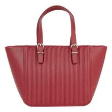 dunkelroter Minishopper Tommy Hilfiger Timeless Small Tote Quilted