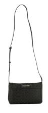Schultertasche Calvin Klein schwarz glatt CK Must Crossbody