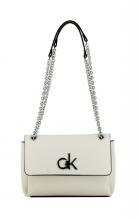 Überschlagtasche mit Drehverschluss Calvin Klein Re-Lock Crossbody schwarz