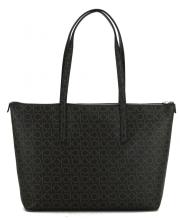 Henkeltasche Calvin Klein Shopper CK Must Cognac hellbraun Alloverprägung