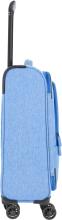 Handgepäckkoffer Travelite Boja hellblau S 55cm 4-Rad Trolley