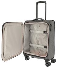 Travelite Boja 4w Trolley S 55cm Handgepäck Softcase anthrazit