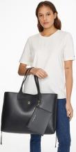 Henkeltasche Iconic Tommy schwarz Tote Bag mit Etui