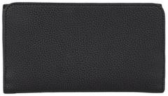 Damen Portmonee Tommy Hilfiger schwarz Silber Flap Element 
