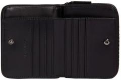 kompakter Geldbeutel Calvin Klein Quilt Steppdesign Black Wallet