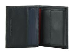 Herrenportemonnaie Leder schwarz Tommy Hilfiger TH Central Trifold