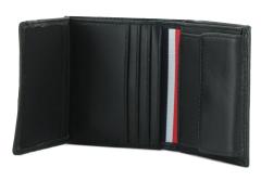 Herrenportemonnaie Leder schwarz Tommy Hilfiger TH Central Trifold