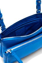 Desigual Schultertasche Mini Smartphone Half Logo Linda Azurblau 