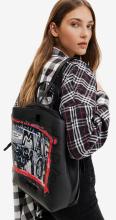 flippiger Daypack Sumy Mini Desigual Graffiti Negro Bunt