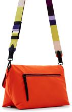 leuchtende Überschlagtasche Recycled Desigual Logout Venecia Orange 
