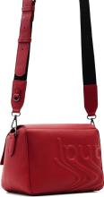 Desigual Picso Logo Überschlagtasche Big Phuket Straight Logo Carmin