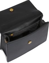 Kurzgrifftasche schwarz L.Credi Karli Überschlag