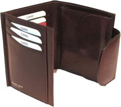 Golden Head Kombischeintasche mit Riegel Bordeaux