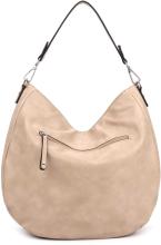 Suri Frey Schultertasche Ruby Flechtmuster Lighttaupe Quastenanhänger