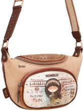 Menire Schultertasche Anekke Bunter Print