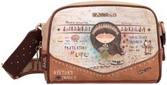 bedruckte Crossovertasche Anekke Menire Towanda Krieger Bunt