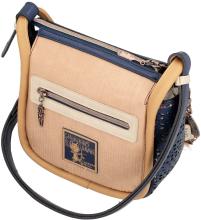 Menire Tribe Schultertasche Stickerei Cutouts Anekke Federanhänger