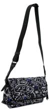 Desigual Überschlagtasche Venecia Arteye schwarz gemustert