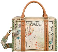 Bowlingtasche Anekke Amazonia Butterfly Grüntöne Stickerei Regenwald