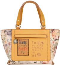 kompakte Henkeltasche Anekke Nature Pachamama Ochre Nieten 