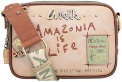 Damen Umhängetasche zweigeteilt Anekke Amazonia Butterfly Metallcharm