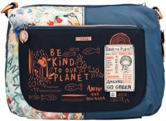 Anekke Nylon Beuteltasche Amazonia Nature Pachamama Blau 