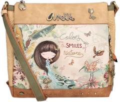 zauberhafte Schultertasche Amazonia Anekke Towanda Regenwald Print