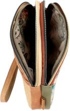 2 Fach Clutch Anekke Amazonia Butterfly Print mit Stickerei Kosmetic