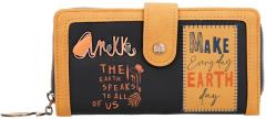 große Geldtasche recycled dunkelblau Anekke Nature Pachamama