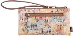 Anekke Menire Taschenorganizer zweigeteilt Glitzer Stickerei Brasilien